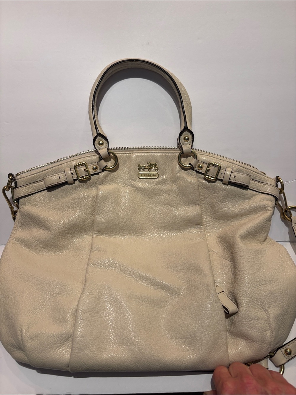 Coach Madison Leather Satchel/Crossbody